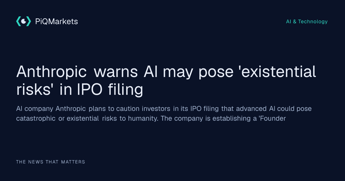 PiQMarkets story preview