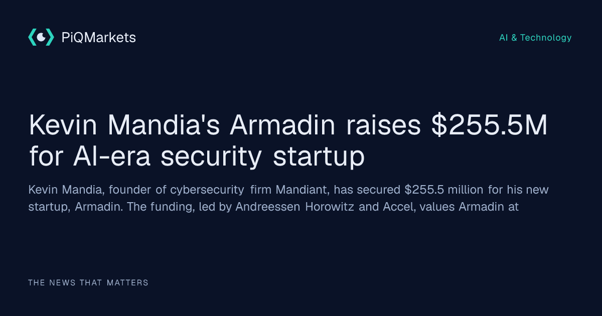 Kevin Mandia and Armadin: The AI Security Startup Raising Billions