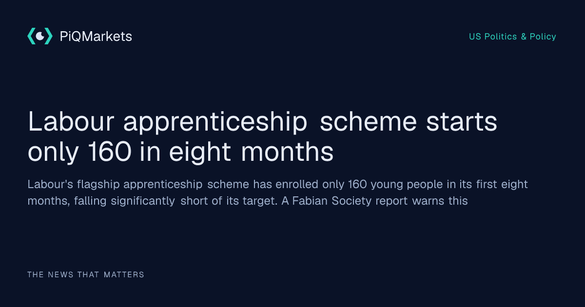 UK Youth Jobs Crisis: Labour Apprenticeship Scheme Struggles as Milburn Reviews NEET Support - News Directory 3